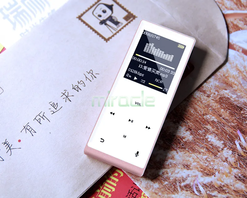 MP3 players mini bluetooth walkman card HIFI nondestructive music with bluetooth recording function