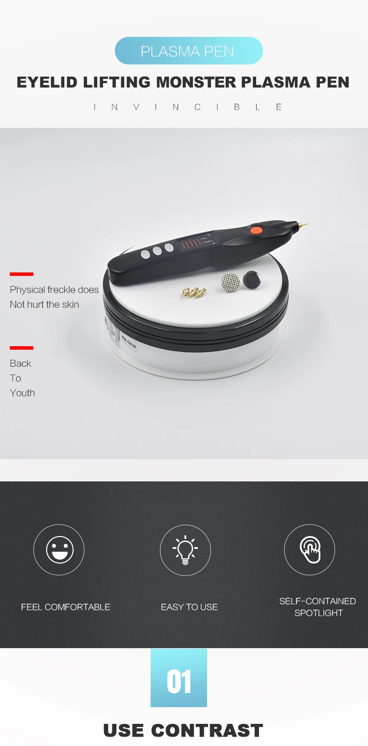 Plasma skin lifting light machine lift pen