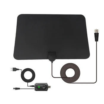 

50Miles Indoor HD TV Antenna with Amplifier Signal Booster TV Antena HD TV Antennas Aerial