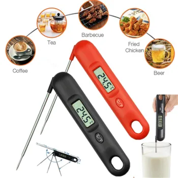 

Digital Food Meat Cooking Thermometer BBQ Grill Smoker Instant Read For Kitchen