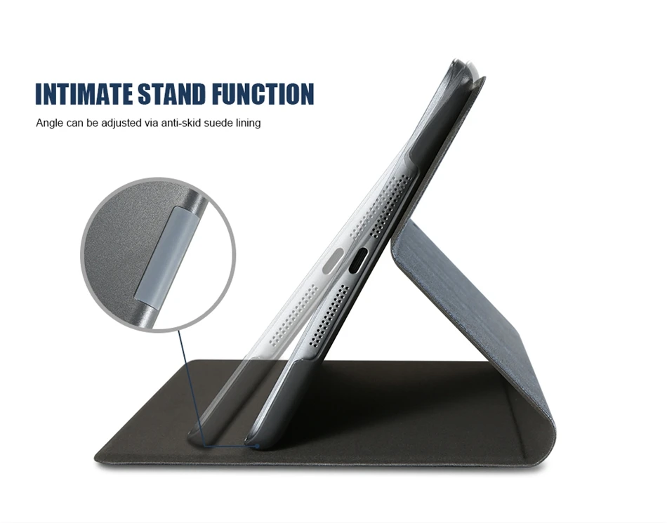 Smart Sleep Leather Case For iPad mini 1 2 3 4 Air 1 2 Cover Rock Skin Thin Bag (6)