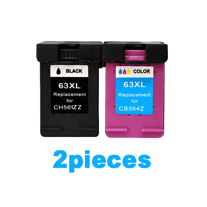 

XiongCai compatible Ink cartridges For HP63 For HP 63 XL Deskjet 1110 1111 1112 2130 2131 2132 3630 4250 printer cartridge 63XL