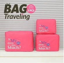 3 stück Set Reisetasche Gepäck Verpackung Würfel Organizer Tasche Nylon Mesh Travel Pouch Kleidung Aufbewahrungstasche Set Home Storage Werkzeug