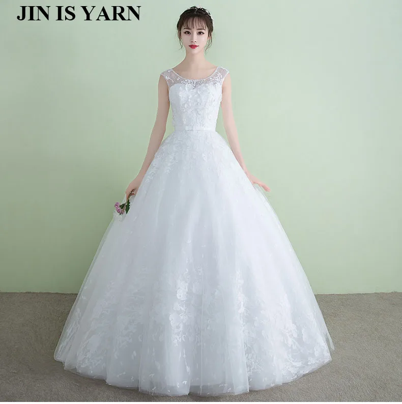 

ZJ9036 2017 2017 white ivory lace A line bridal dress bride retro dress plus size manufacturing customer 2- 26 W