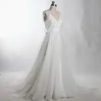 RSW1169 Yiaibridalจริงงานภาพถ่ายเปลือยRobe De M Ariee Boheme Vestido N Ovia Bohemio 2017 Bohoสไตล์ชุด