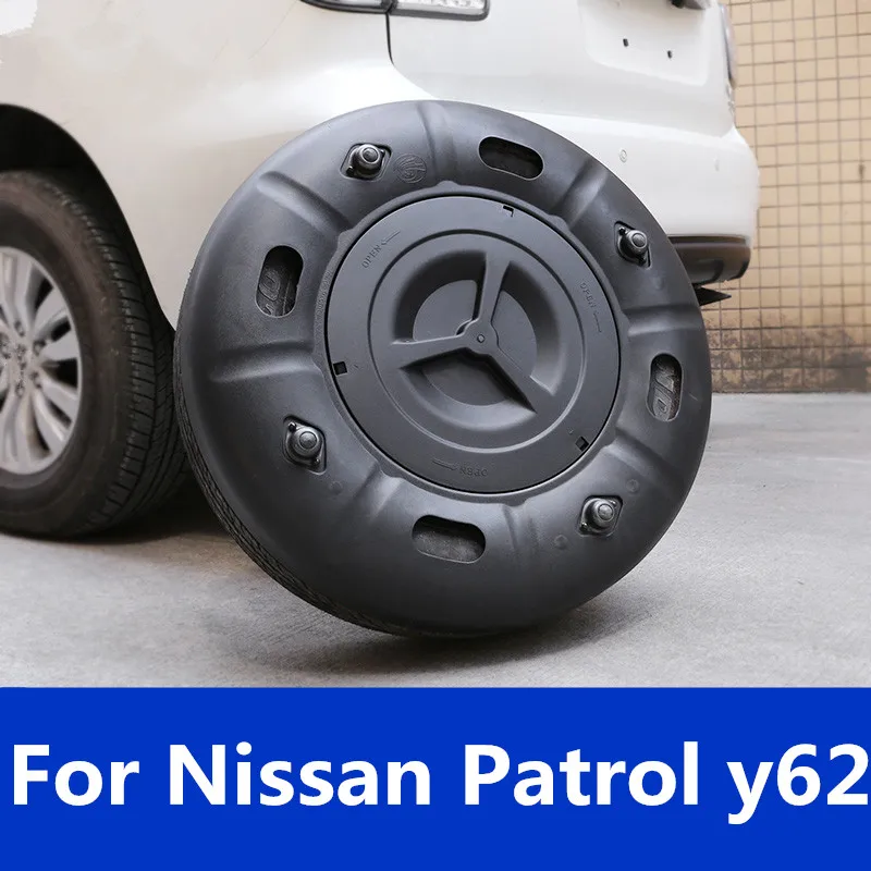 

Spare tire cover Bottom hanging Protection Chassis Spare tire cover Modification dedicated Pulley design For Nissan Patrol y62