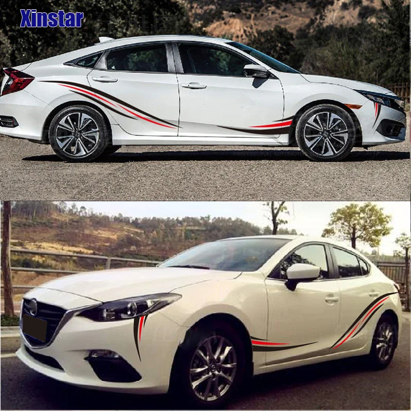 

1 set Car side sticker for Mazda 3 6 Axela ATENZA