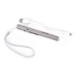 Мини CREE светодиодный фонарик XML Водонепроницаемый Дизайн ручка висит с металлическим зажимом высококачественных Мощный USB Перезаряжаемые