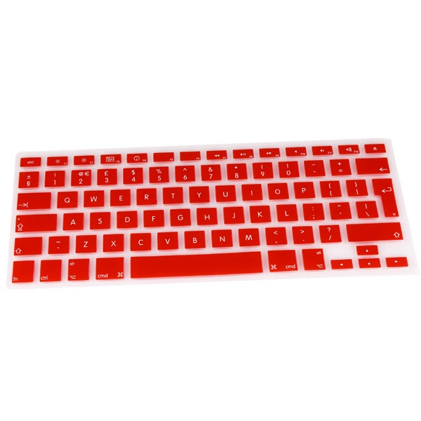 

EU Layout English Keyboard Cover Silicone Skin for MacBook Pro 13" 15" 17" (with or w/out Retina Display) and MacBook Air 13"