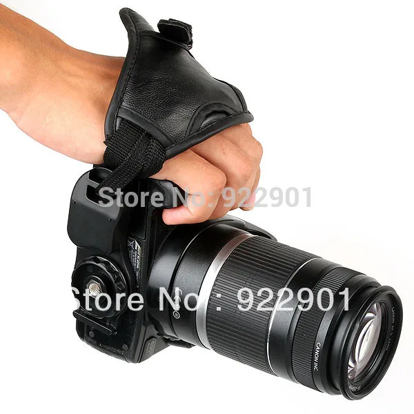 Черный Универсальный Треугольники искусственная кожа рукоятки ремешок для Nikon Canon SLR/DSLR Камера