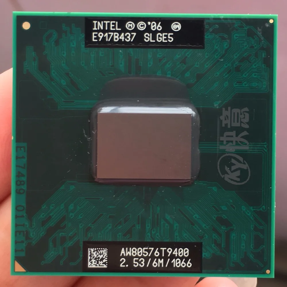 Процессор Intel Core 2 Duo T9400 процессор для ноутбука PGA 478 100% рабочий процессор|core duo|laptop