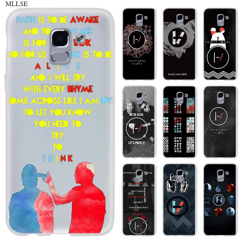 Чехол twenty one pilots для телефона Samsung Galaxy j6 J8 J7 J5 J3 J4 Plus 2018 2017 2016 J610 Prime мягкий