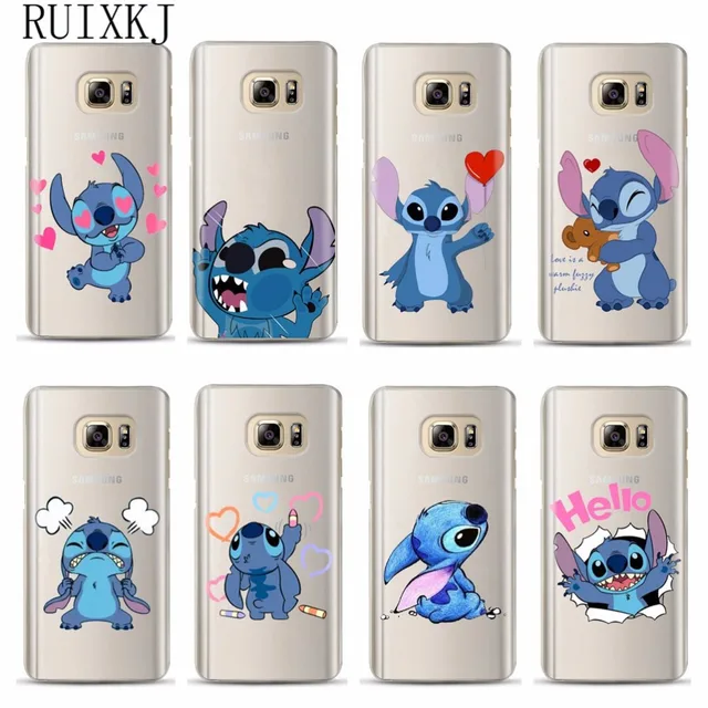 Funny Stitch Case For Coque Samsung Galaxy Grand Prime S6 S7 Edge S8 S9 Plus J3