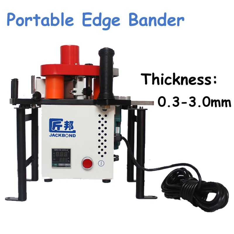 Прямая или изогнутая Линия Портативный Кромкооблицовочный станок 110 В/220 В клеевой Кромкооблицовочный станок деревообрабатывающее оборудование JBD80