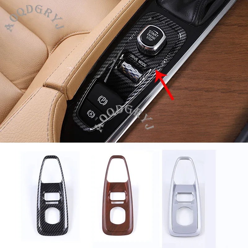 

Car Styling For Volvo XC90 XC60 S90 V90 2018-2019 ABS Interior Electronic Handbrake Molding Cover Trim Sticker 1pcs