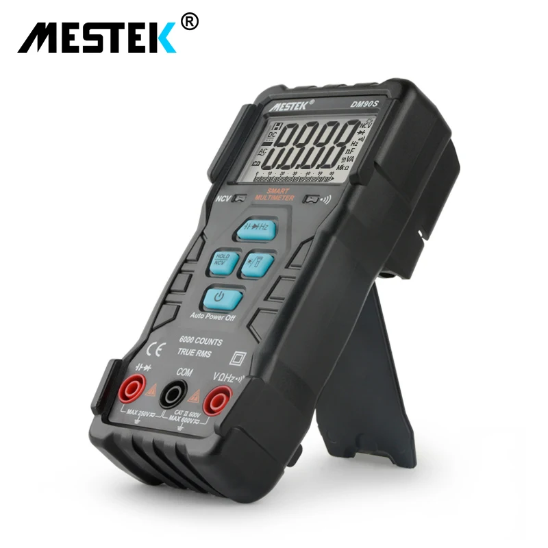  MESTEK DM90S High-speed full intelligent multimeter NCV True RMS digital automatic anti-burning por