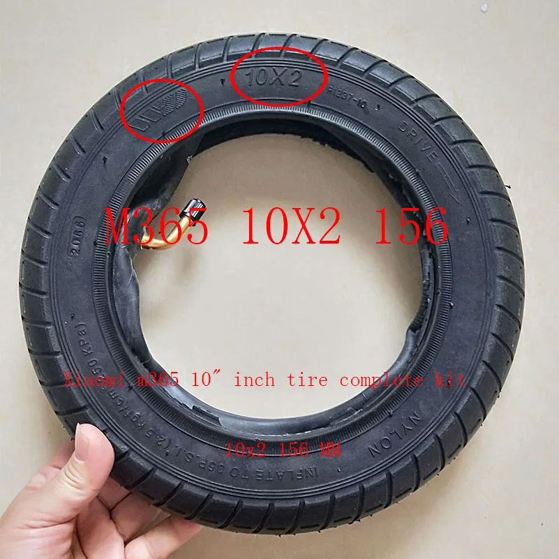 10 дюймов Xiaomi Mijia M365 электрический скутер шины новая версия инфляция колеса и