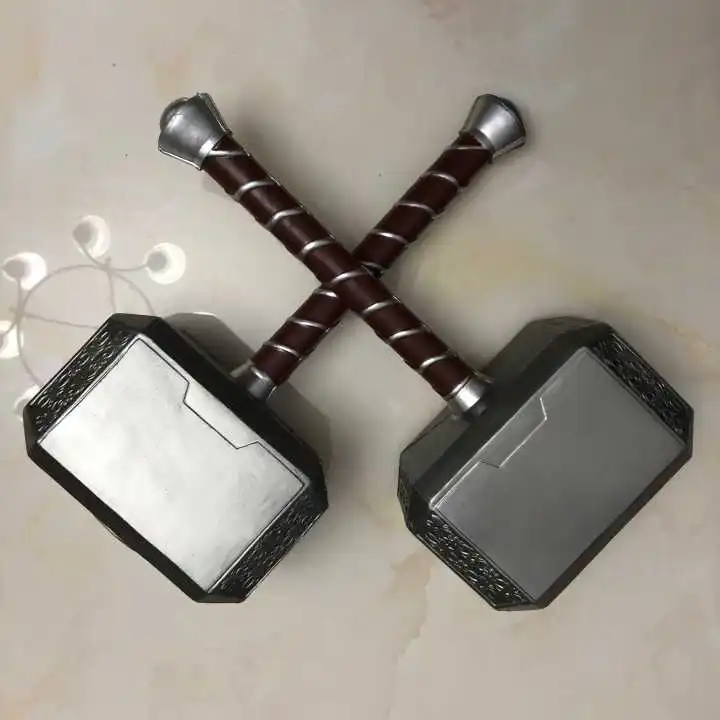 New 2019 Endgame 's Hammers Super hero Cosplay Superhero Weapon PU Props 44 cm 1: 1 Type - Цена: US $20.35