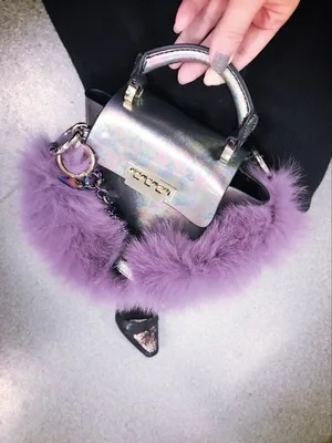 55 см сменная сумка на ремне из натурального Лисьего меха, сумка на ремнях, ручка для женщин, кошелек на ремнях, очаровательные зимние аксессуары R25 - Цвет: lavender