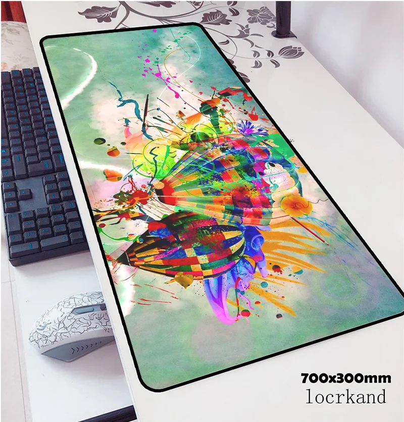 Коврик для мыши с чернилами 700x300x3 мм коврик ноутбука компьютера padmouse
