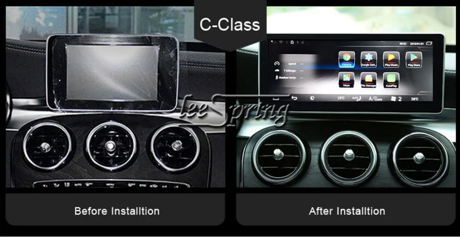 Perfect 10.25 inch Car Multimedia Player for Mercedes Benz C W205/GLC X253 Class 2015-2018 Car GPS Navigation Android 7.1 0