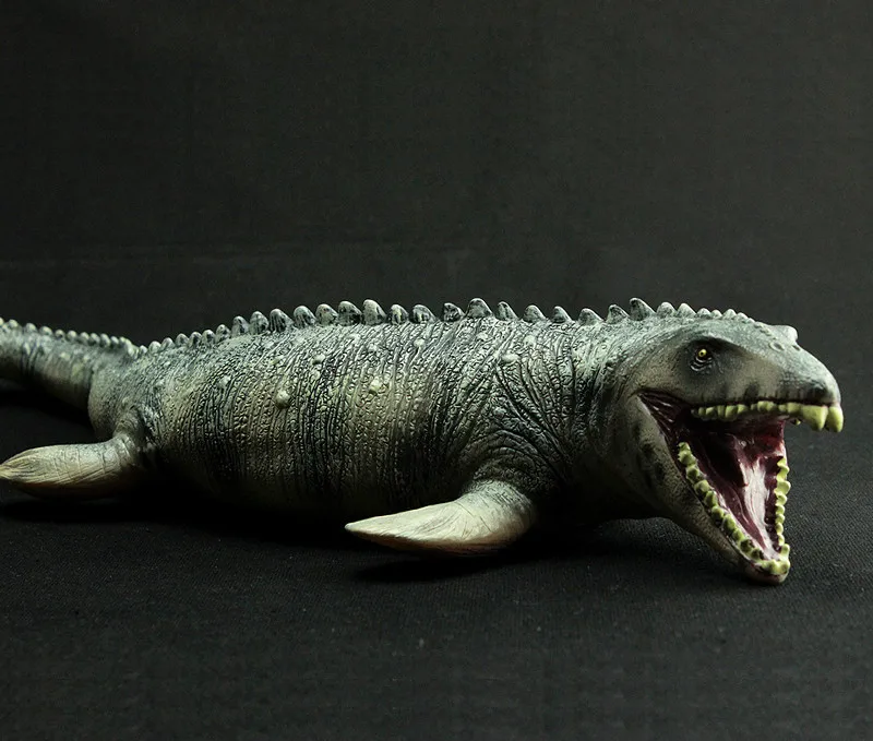 Simulation big mosasaurus dinosaur toy soft pvc hand painted model dinosaur ~I 