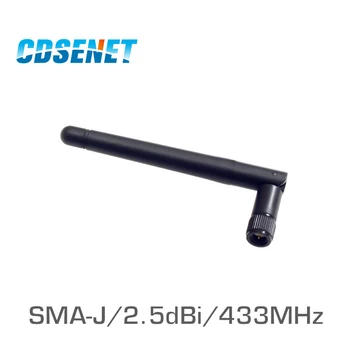 4Pc 433MHz Rubber Antenna Omnidirectional Anten TX433-JK-11 2.5dBi Flexible SMA Connector 433 MHz Omni Antenna for communication 1