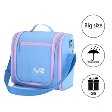 MelodySusie High Quality Cosmetic Bag Polyester Women Cosmetic Cover Fashion Cosmetics Cases Make Up Bag Toiletry Bags