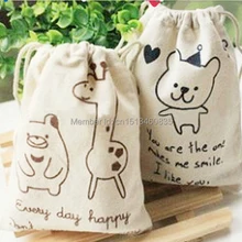 100 шт./лот CBRL джута/Лен/Льна Drawstring сумки и мешок для аксессуары/бобы, различных цветов, размер подгонять