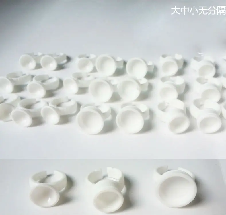 

Disposable Rings Permanent Makeup 5 Sizes to Choose Permanent Makeup Pigments Rings With Seperate Free Shipping 500 Pcs a Lot