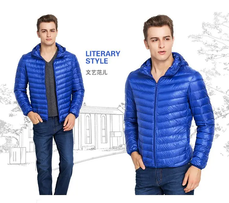 rab coat NewBang Brand Feather Parka Men Duck Down Jacket Ultra Light Down Jacket Men's Portable Warm Windproof Coats Lightweight Jackets mens down jacket