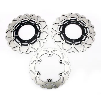 

BIKINGBOY Front Rear Brake Disks Discs Rotors For Suzuki GSX 1300 R Hayabusa 2008 2009 2010 2011 2012 2013 2014 2015 2016 2017