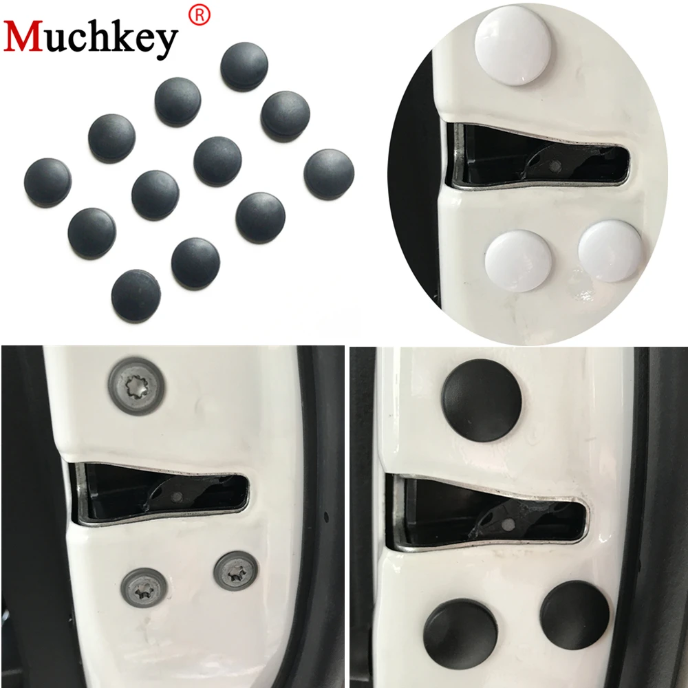 

12PCS For Subaru XV Outback Legacy Forester Car Door Lock Screw Protector Cover Accessories