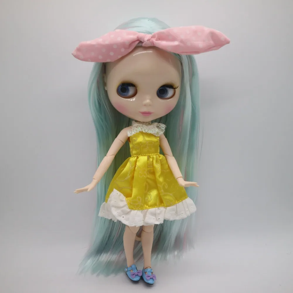 Обнаженная кукла Blyth, смешанные волосы, модная Кукла, фабричная кукла, Обнаженная кукла без взрыва 20193