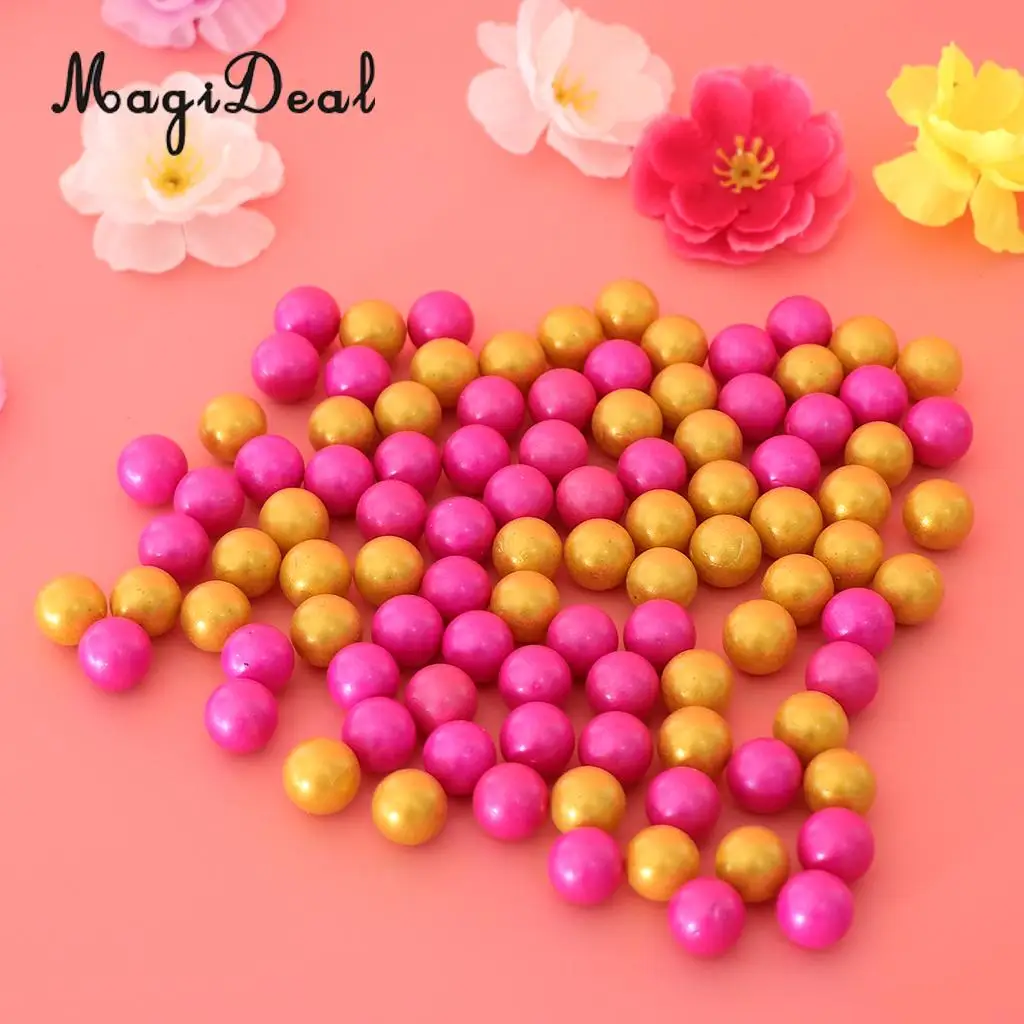 100Pcs 14mm Colorful Glass Marbles, Kids Marble Run Game, Marble Solitaire Toy Accs Vase Filler & Fish Tank Home Decor