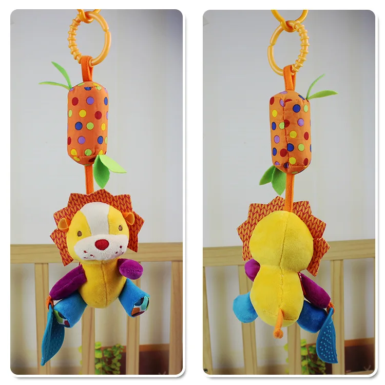 1 шт. 35 см детский ветровой колокольчик с животными Кукольное кольцо висячий