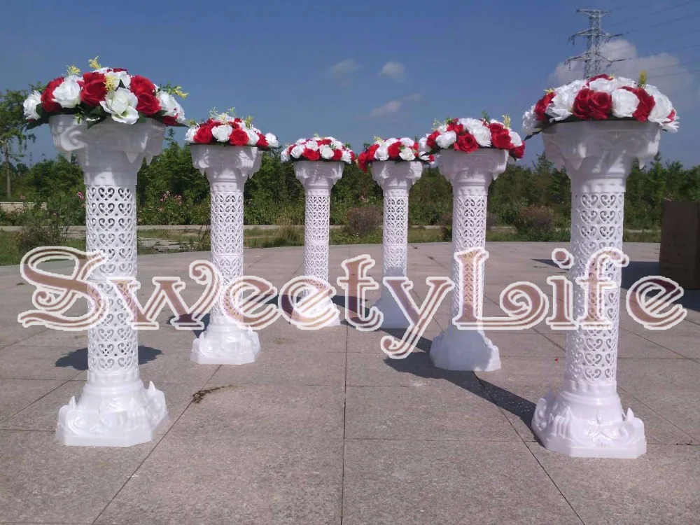 Buy Free Shipping 6pcs/lot Wedding Roman Pillars Event Column from Reliable