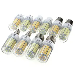 7 Вт 2835 SMD 138 светодиодные лампы E27/E14/B22/G9/GU10 кукурузы свет лампы 220 В холодной теплый белый украшения дома люстра Освещение