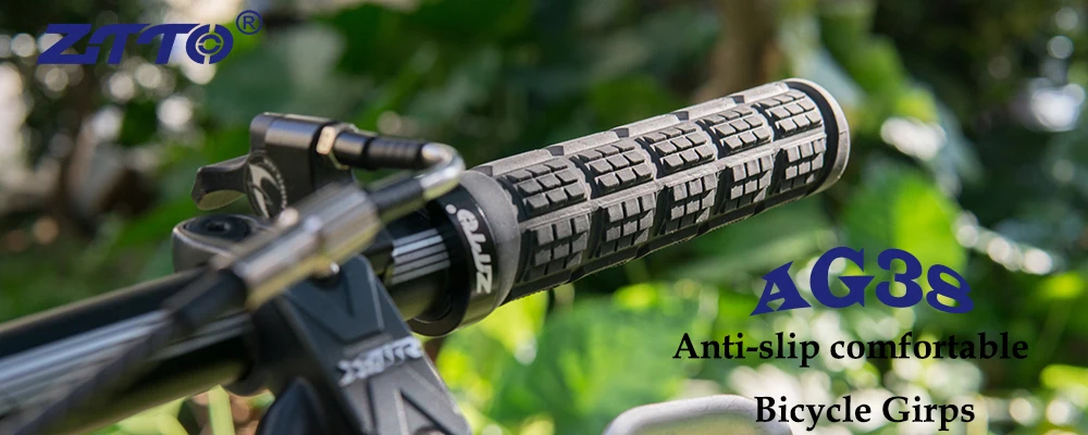 Manopole Elega Lock-On Per Manubrio Bici | Gomma Morbida Leggera 105g | Per MTB, XC, BMX | Doppio Motivo Antiscivolo