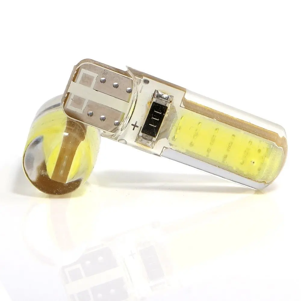 Набор 10 Lampadas Pingo T10 Cob 6000k Xenon Tor pedo Farol Silicone 12V|Сигнальная лампа| |