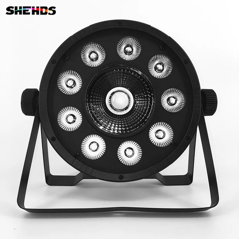 

LED Flat Par 9x10W+30W RGB Lighting Disco Light RGB 3IN1 LED Light DMX512 Control Disco Lights Professional Stage DJ Equipment