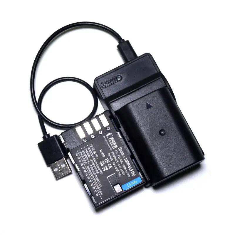 

2PCS DMW-BLF19 DMW-BLF19E Li-ion battery + usb charger for Panasonic DMC-GH3 DMC-GH3A DMC-GH3H DMC-GH4H DC-GH5 DC-G9 Camera