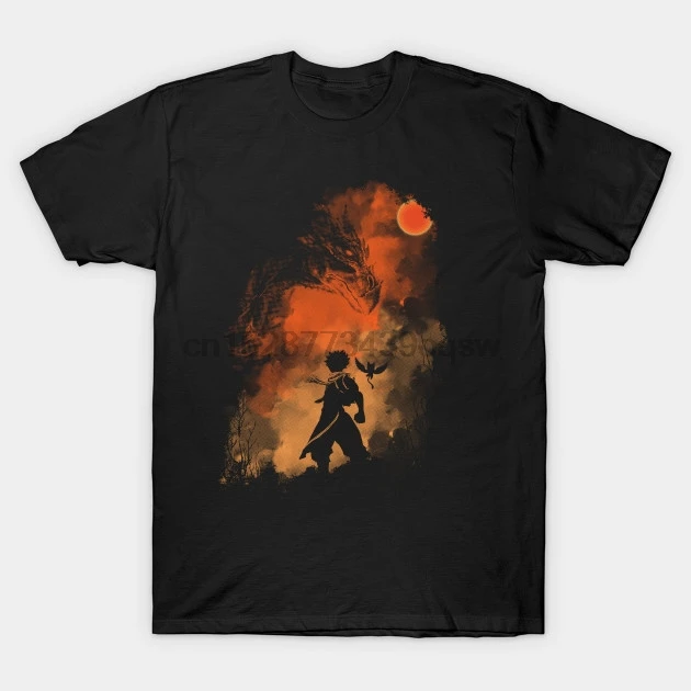Men tshirt Short sleeve Dragon Slayer Japanimation T Shirt(1) tee tops Women t-shirt | Мужская одежда