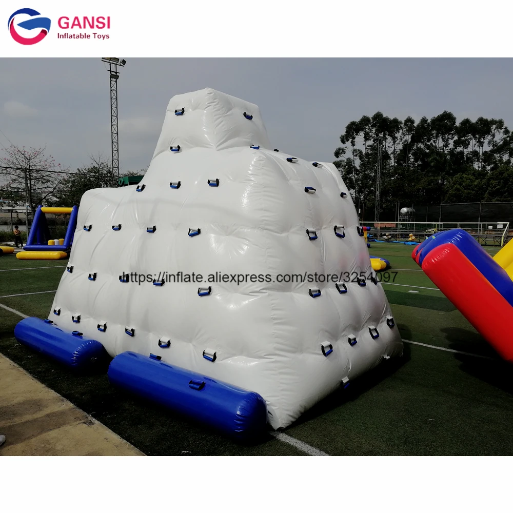 5X4x4m Inflatable Pool Iceberg Slide Float ,Hot Selling Water Park Inflatable Iceberg Water Toy For Sale