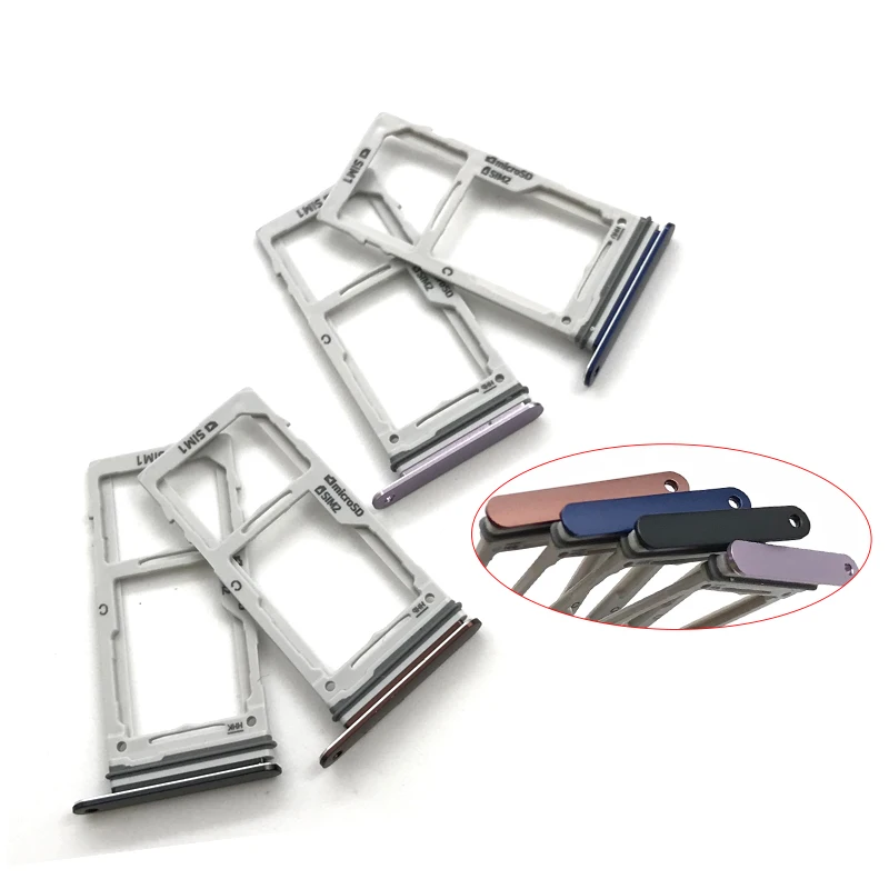 새로운 OEM 싱글 카드 & 듀얼 카드 SIM SD 카드 트레이 삼성 노트 9 듀얼 마이크로 SIM 카드 트레이 슬롯 홀더 SIM 슬롯 핀 포함