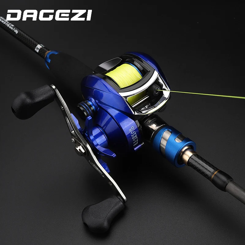 DAGEZI Lure Fishing Rod Combo Baitcasting reel Fishing wheel lure Rod combo 1.8m/2.1m/2.4m casting rod+reel fishing tackle DAGEZI Lure Fishing Rod Combo Baitcasting reel Fishing wheel lure Rod combo 1.8m/2.1m/2.4m casting rod+reel fishing tackle