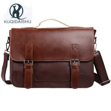 Bolso de mano Vintage de alta calidad para hombre, Bolsa Bandolera de viaje de negocios, bandoleras de piel sintética para hombre