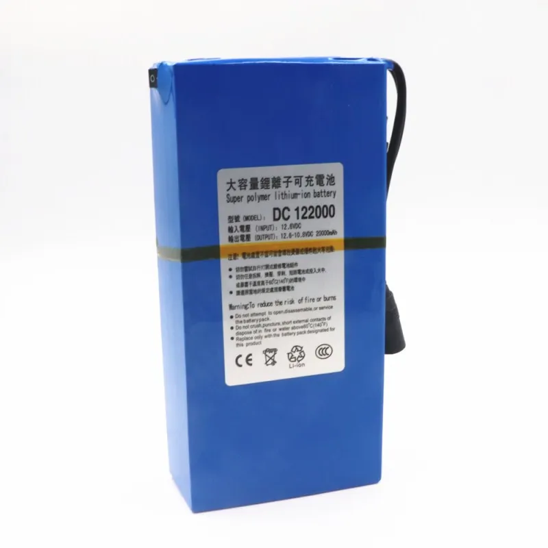 Новинка DC 12V 20000mAh литиевые перезаряжаемые батареи 12,6 v 20Ah для беспроводной камеры беспроводной инфракрасный детектор+ зарядное устройство