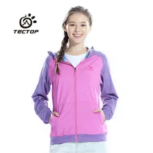Tectop Открытый Демисезонный Для женщин с длинными рукавами кофты дышащий спортивный Пальто для будущих мам женские Бег Пеший Туризм Толстовки Спортивная