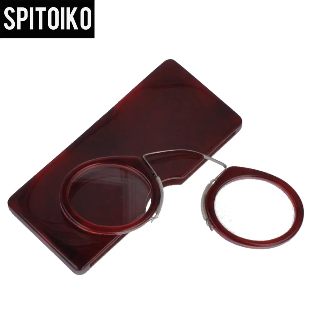 SPITOIKO компактные очки для чтения портативные красочные пресбиопии+ 100~+ 400 унисекс очки для дальнозоркости
